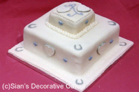 Horseshoe Wedding Cake